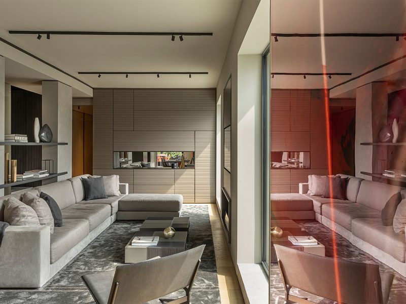 Penthouse hai tầng tại Milan: Mạnh mẽ và cởi mở