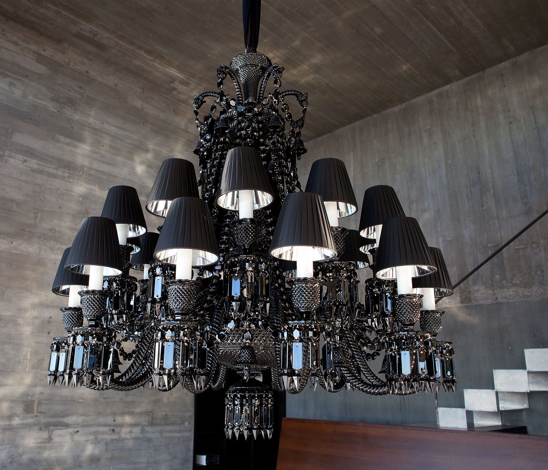 zenith black chandelier baccarat den chum