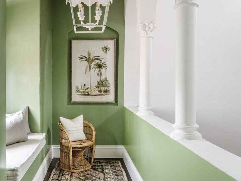 Hành lang của gia chủ yêu nghệ thuật