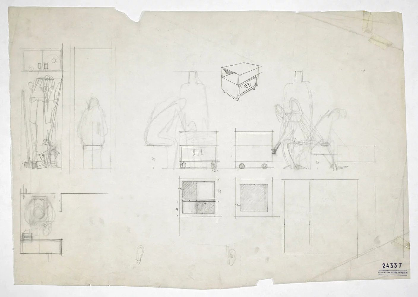 le corbusier modulor kien truc ban ve