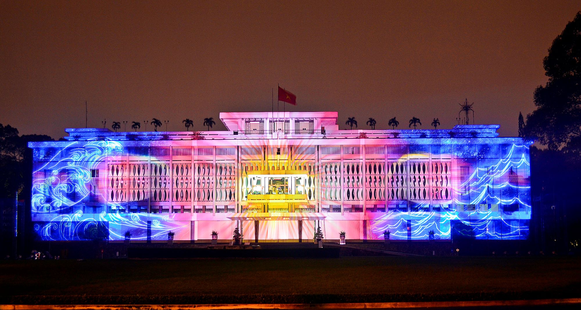 3d mapping su kien trinh chieu independence palace