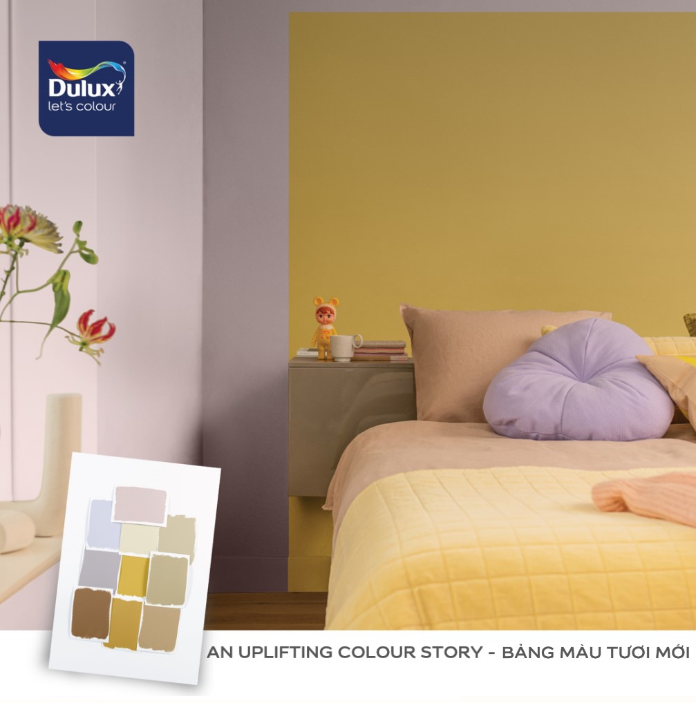 dulux hong khoi am mau cua nam sweet embrace bang mau tuoi moi