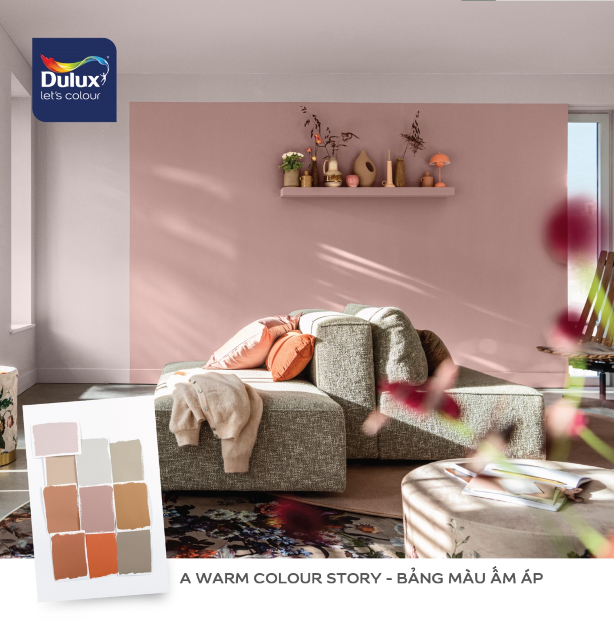 dulux hong khoi am sweet embrace