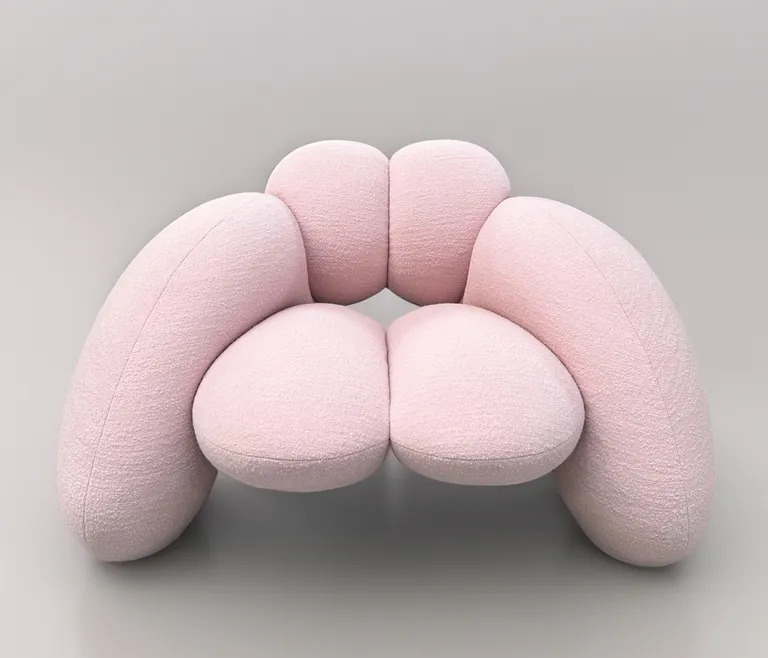 trien lam ghe peaches pouffe sofa lara bohinc