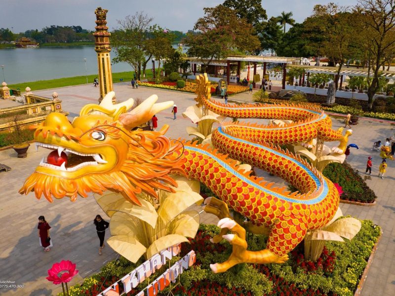 Linh vật rồng Huế: Dấu ấn nghệ thuật xứ Huế kinh kỳ