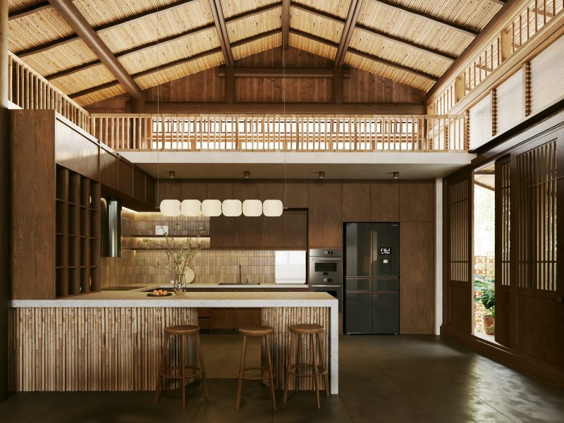 Đa chiều nội thất trong không gian bếp của tương lai