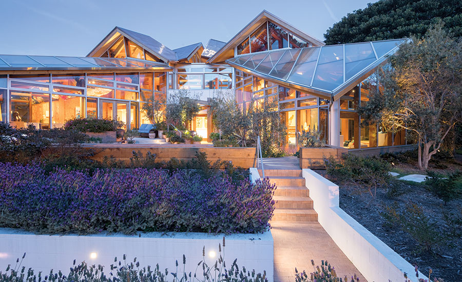 nha cua kien truc su Frank Gehry cua kinh hoa lavender
