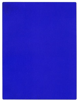 Blue Monochrome Klein Yves tranh xanh lam