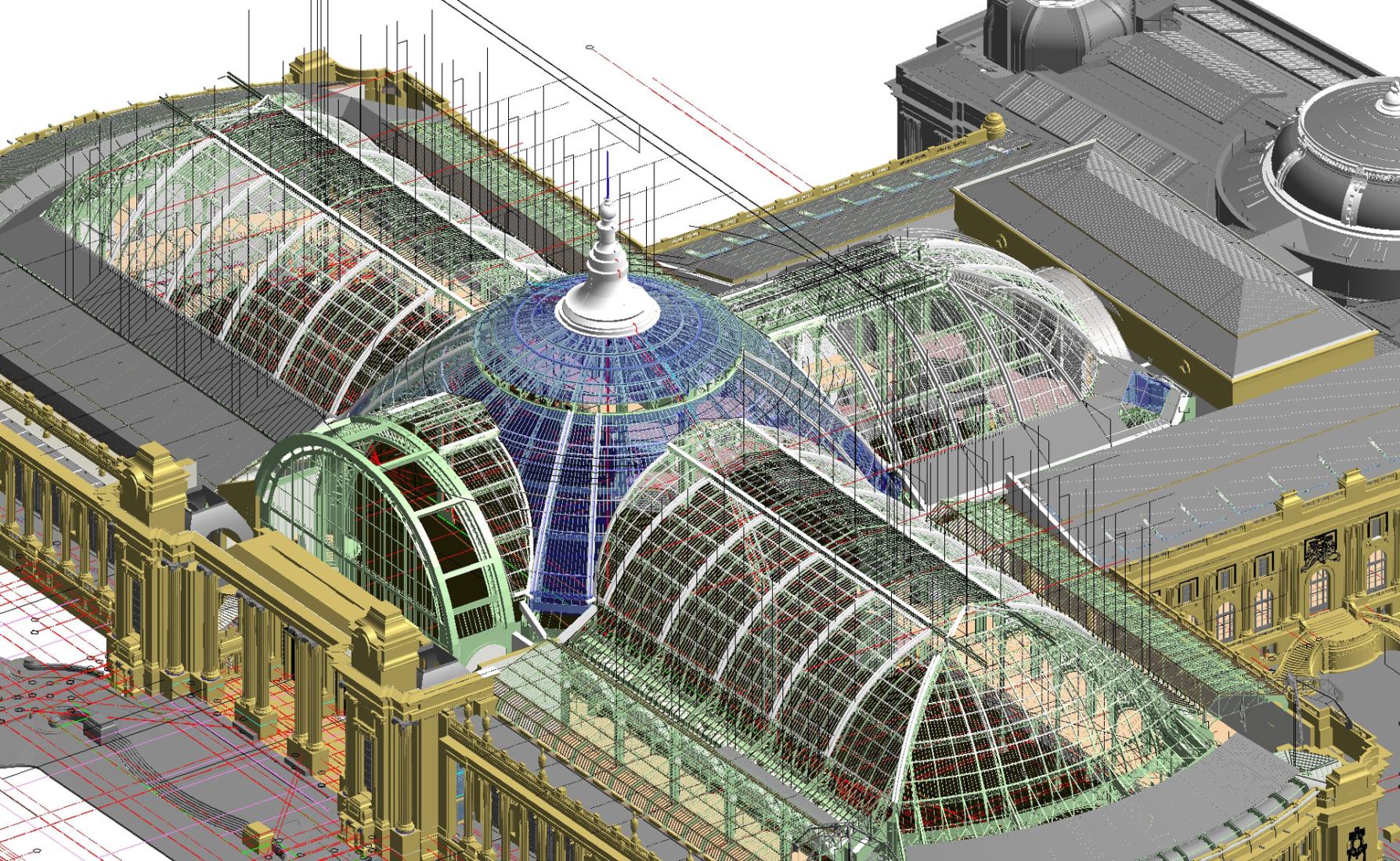 Grand Palais ban ve ky thuat kien truc phap