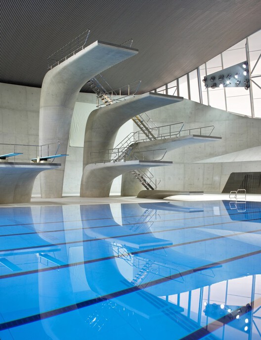 trung tam the theo duoi nuoc Luan Don Zaha Hadid