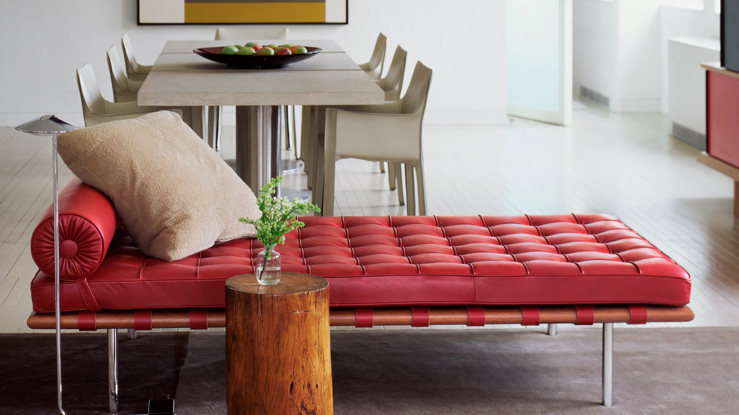 ghe sofa Barcelona Couch Ludwig Mies van der Rohe Knoll