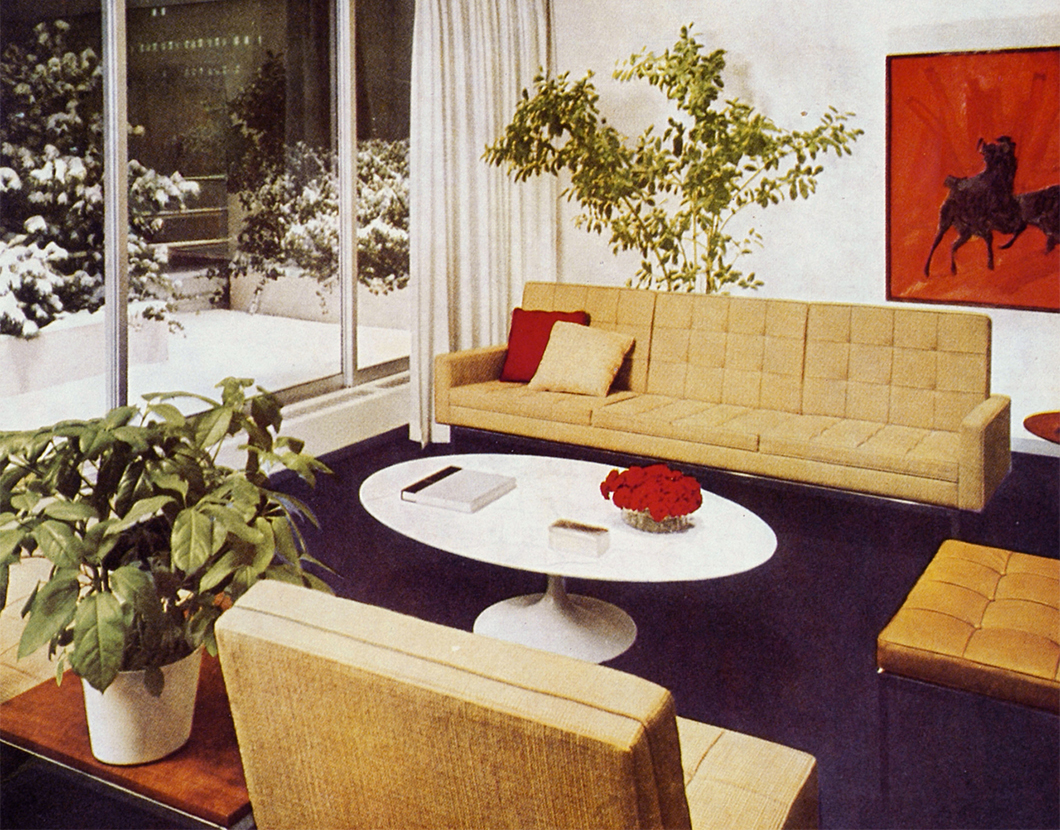 ghe sofa Cowles Publication Florence Knoll Bassett
