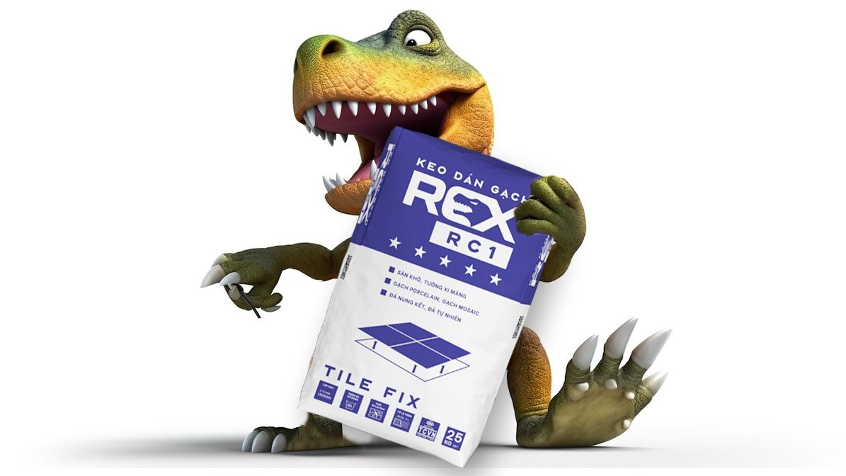 keo dan gach rex trung do vat lieu xay dung vietbuild 2024