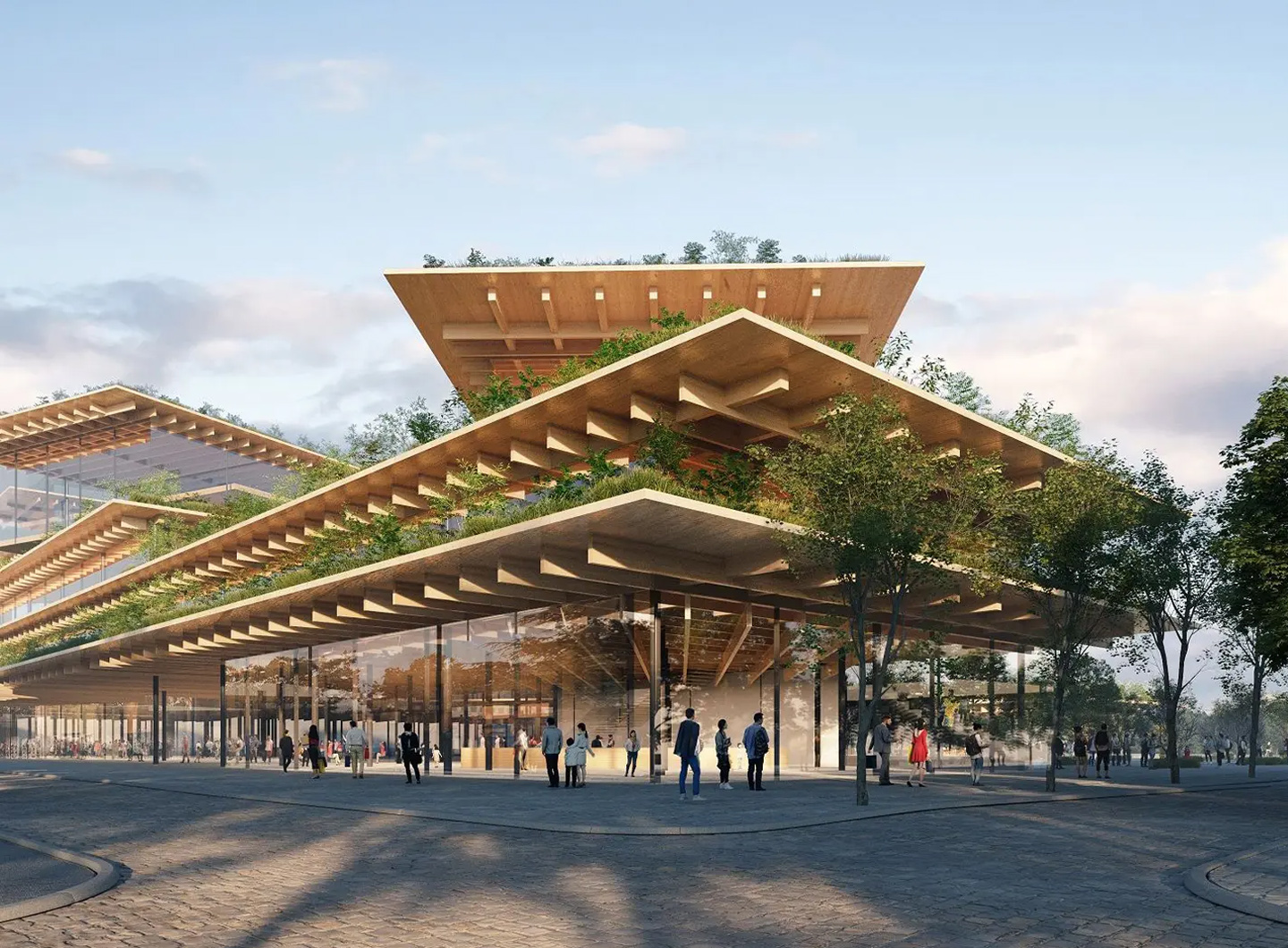 kien truc cao oc van phong biophilic kengo kuma