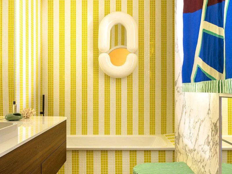 Gạch ốp tường và những ý tưởng thiết kế phòng tắm sáng tạo (Kỳ I)