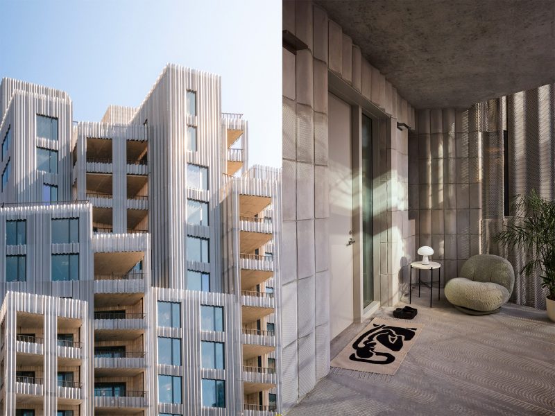 Chung cư Nine Chapel: Gợn sóng Brutalist