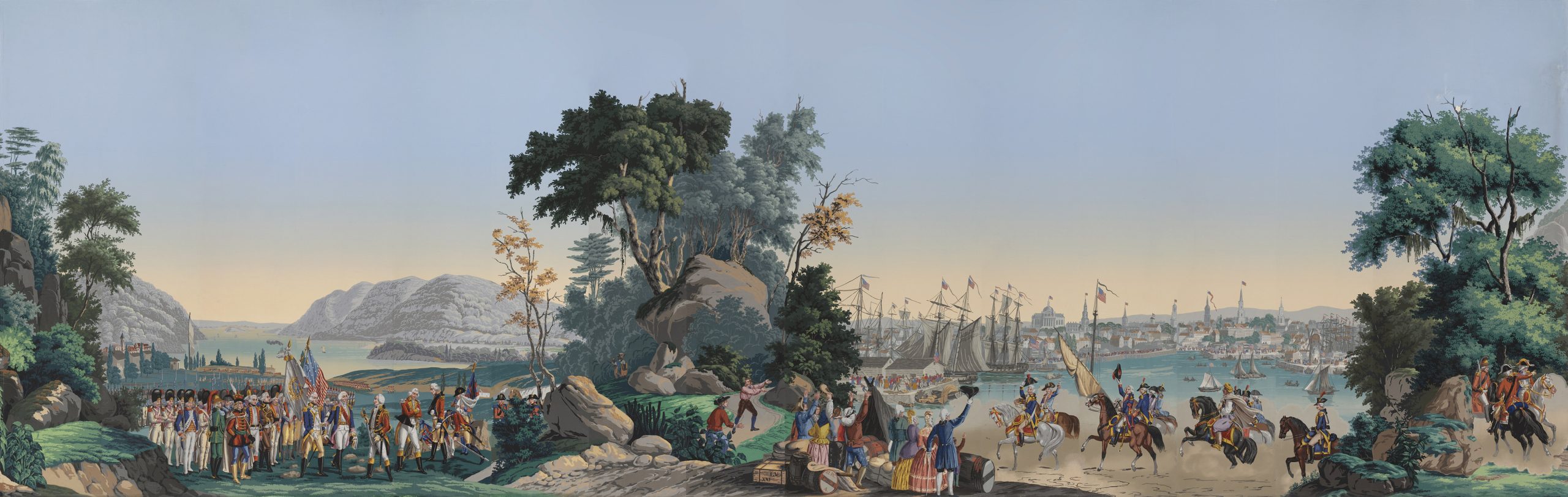 zuber cie The Wars of Independence giay dan tuong ve tay