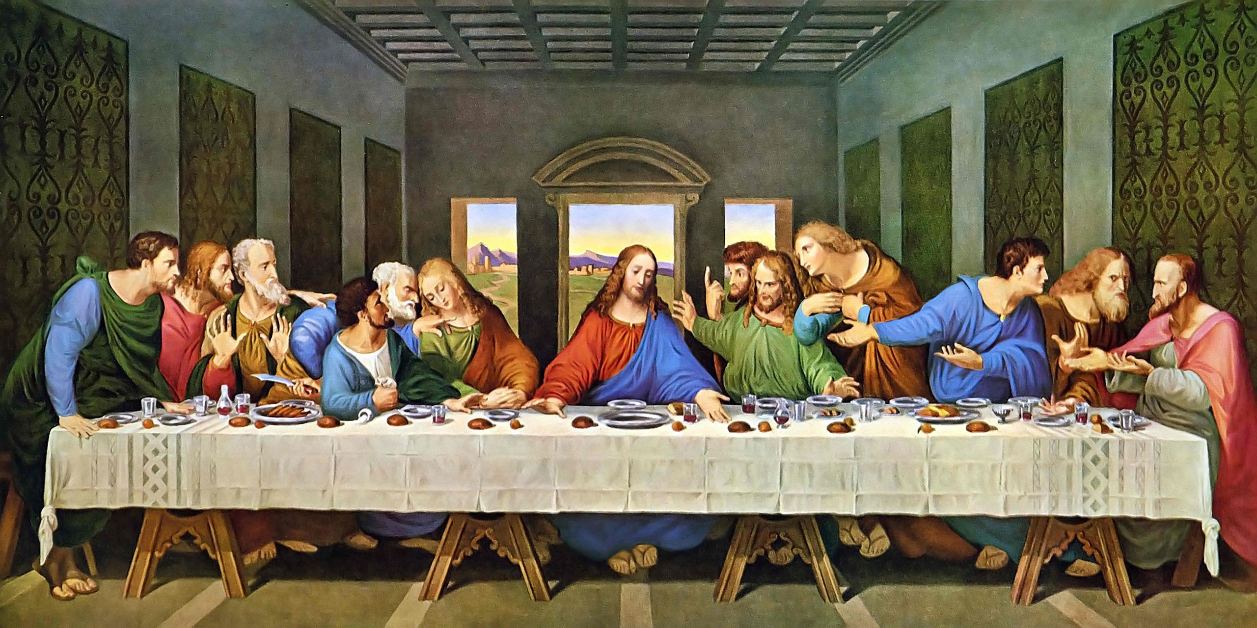 Il Cenacolo L'Ultima Cena Fresco Leonardo da Vinci