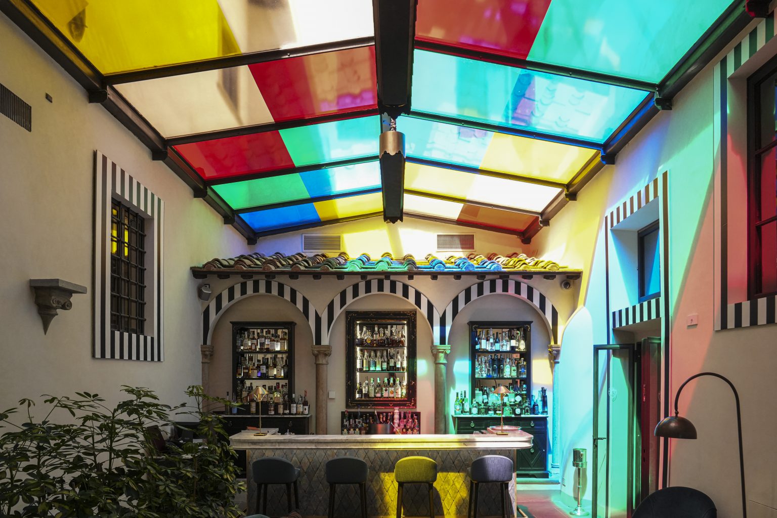 Villa San Michele tap doan Belmond Galleria Continua Daniel Buren MITICO
