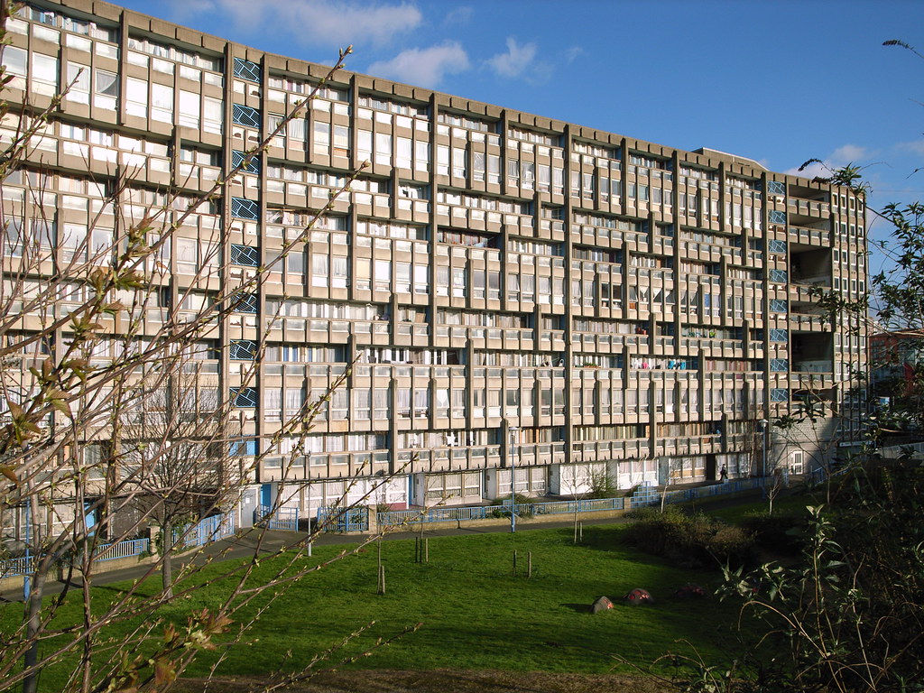 Robin Hood Gardens Brutalism 1960 