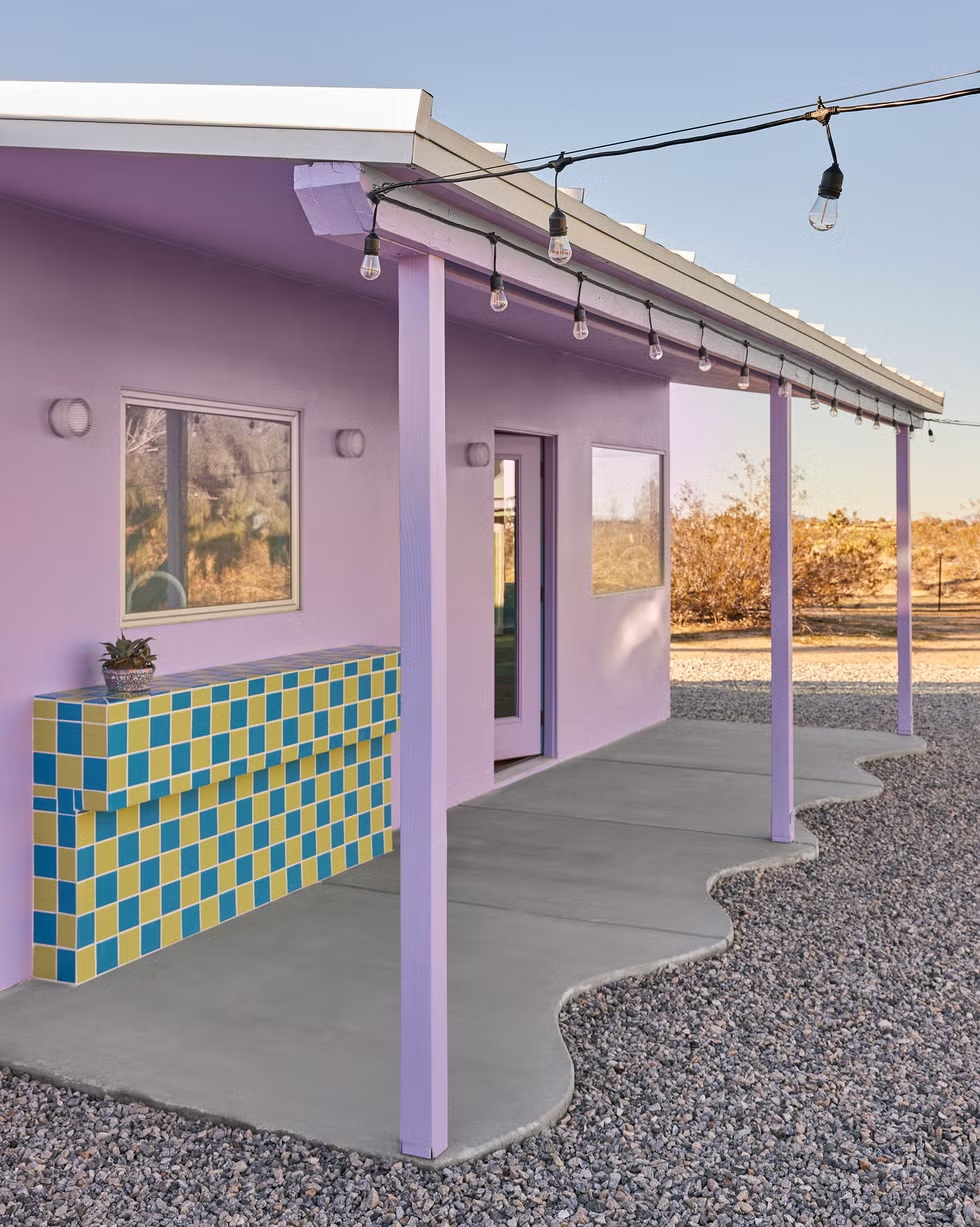 front door mau tim oai huong lavender Another Human studio 