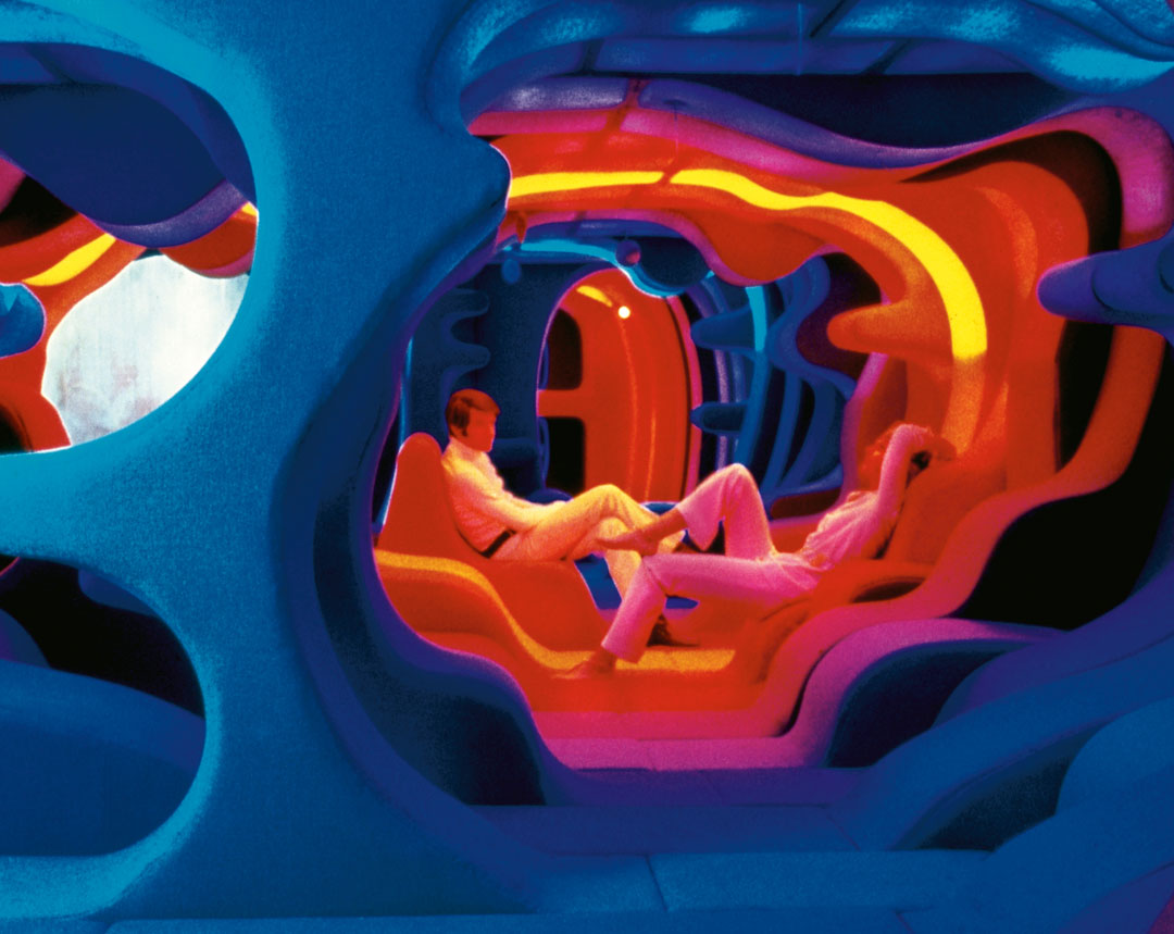 verner panton Fantasy Landscape noi that khoa hoc vien tuong