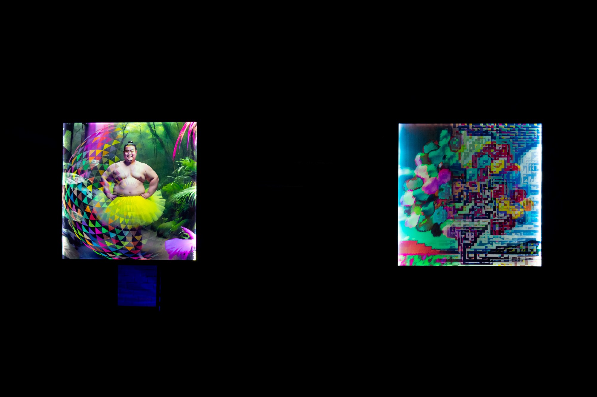 trien lam sumo ko koichi tranh 3d