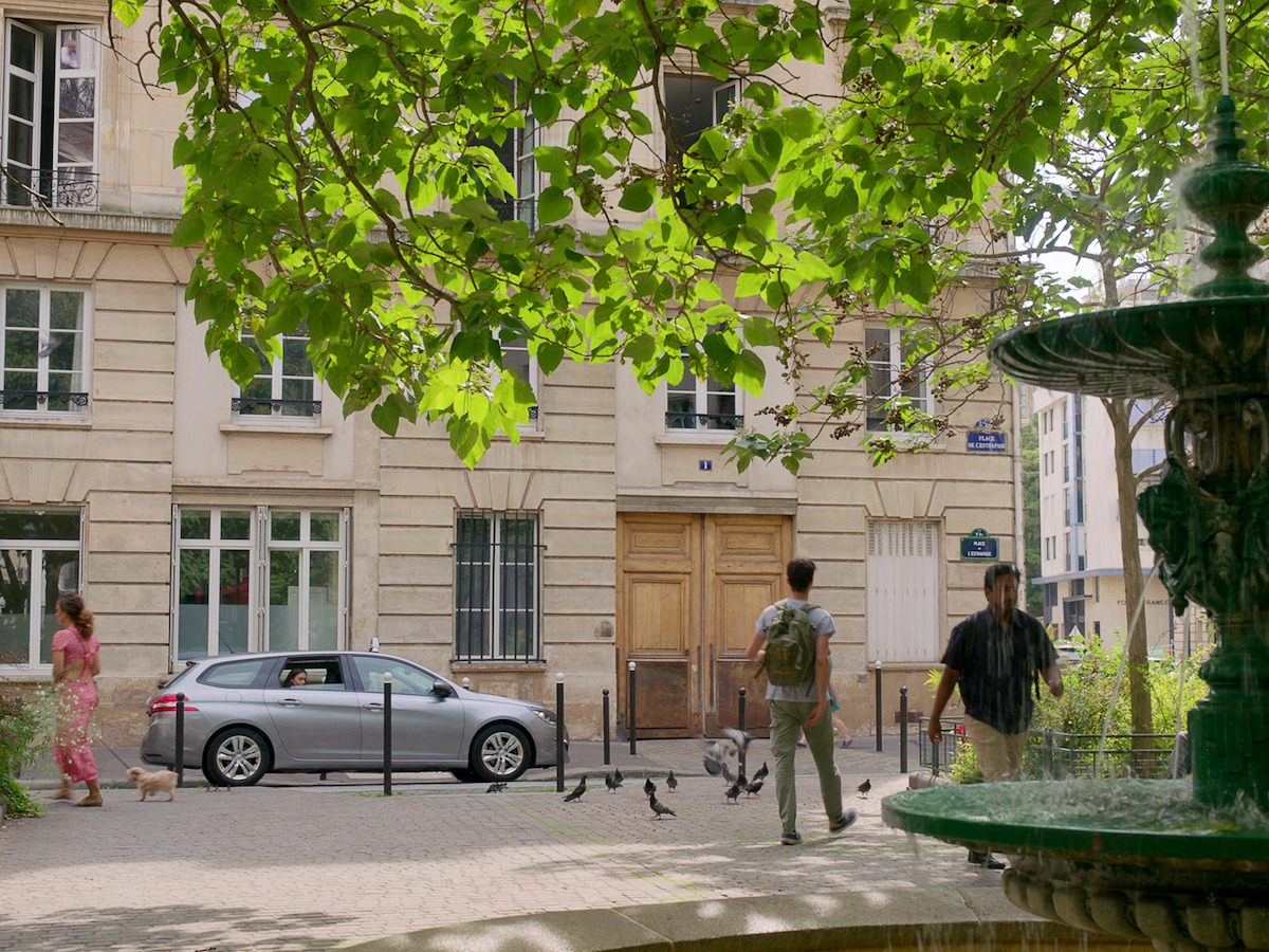 france boi canh phim quang truong Place de l’Estrapade