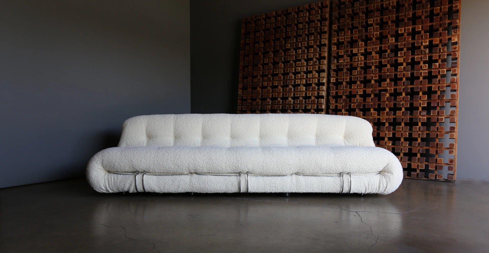 soriana sofa do noi that boucle chat lieu vai