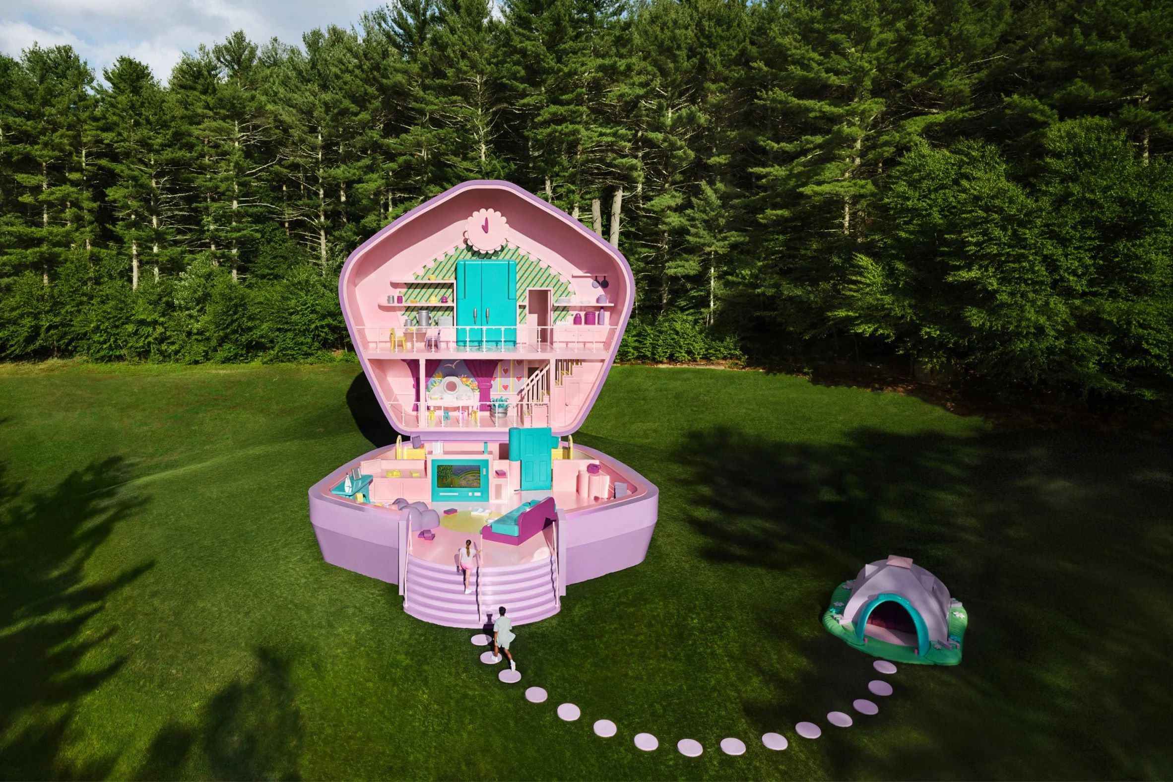 airbnb Polly Pocket Mattel Massachusetts