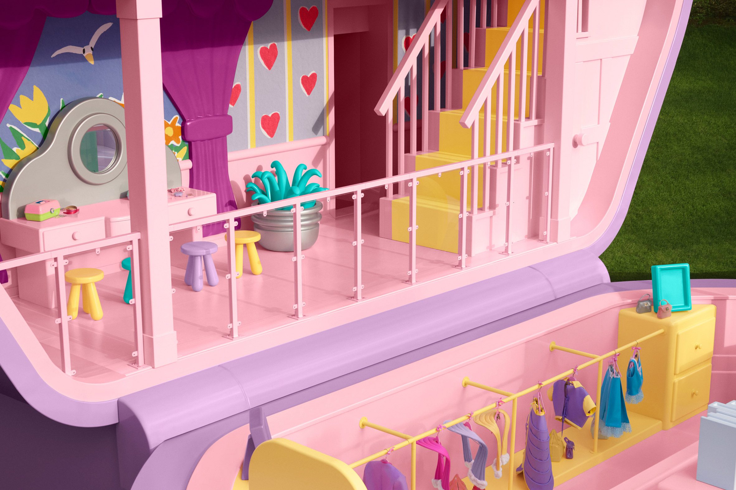 ngoi nha Polly Pocket Mattel Massachusetts