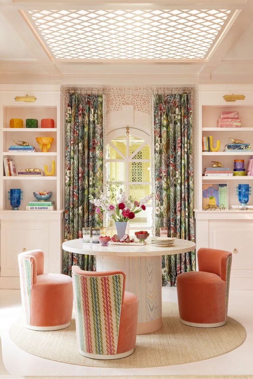 phong an dep dining room ideas House Beautiful's 2023 Whole Home Jenna Gross Colordrunk Designs