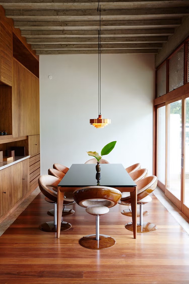 phong an dep dining room ideas Chez Georges Private Villa Rio de Janeiro Pierre Bident Moldeva Olivier Verwilghen