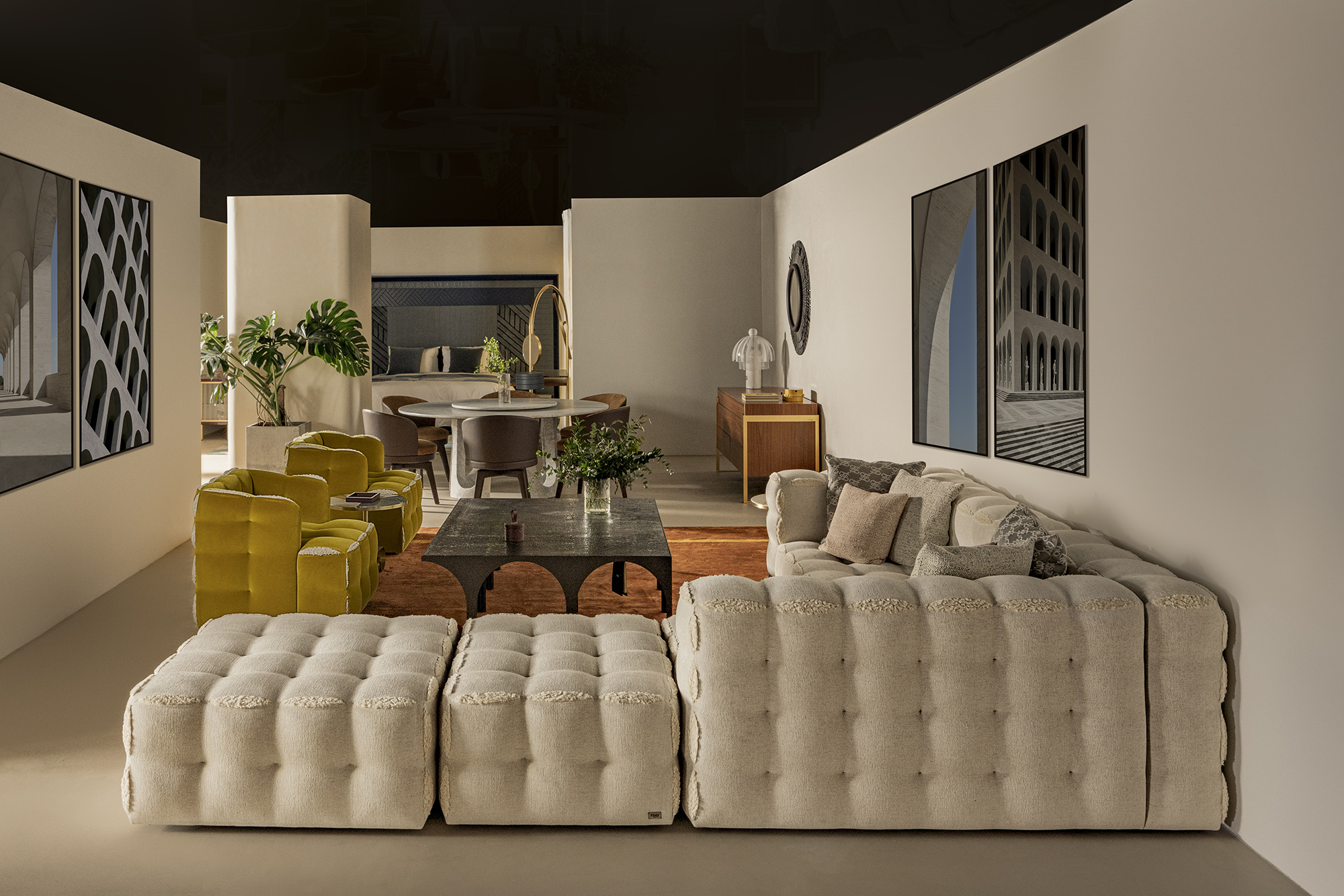 fendi casa showroom cua hang khai truong union square noi that phong khach