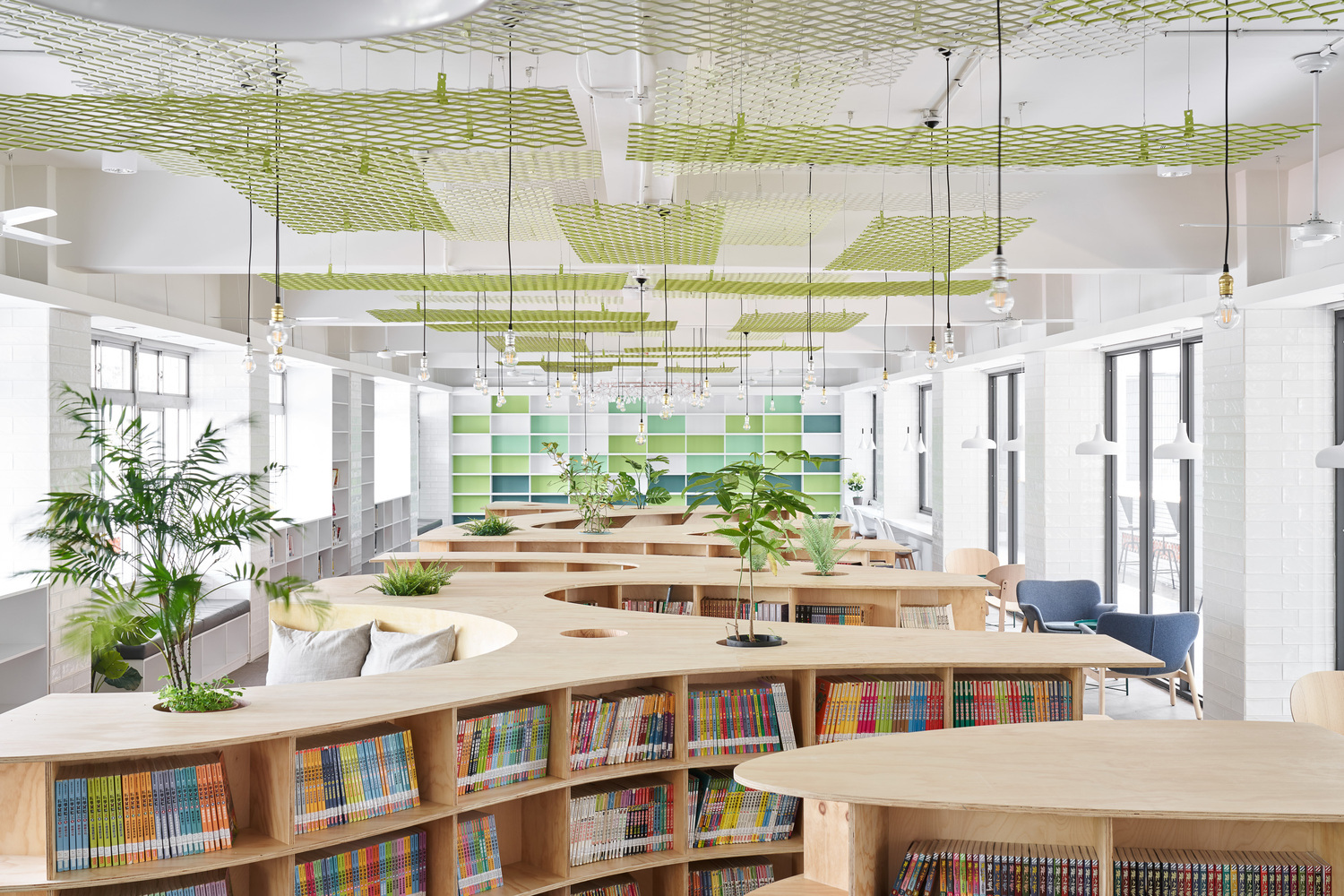 thu vien truong trung hoc hankou tali design