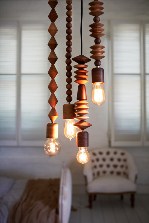 den treo pendant light Bright Beads Marz Designs