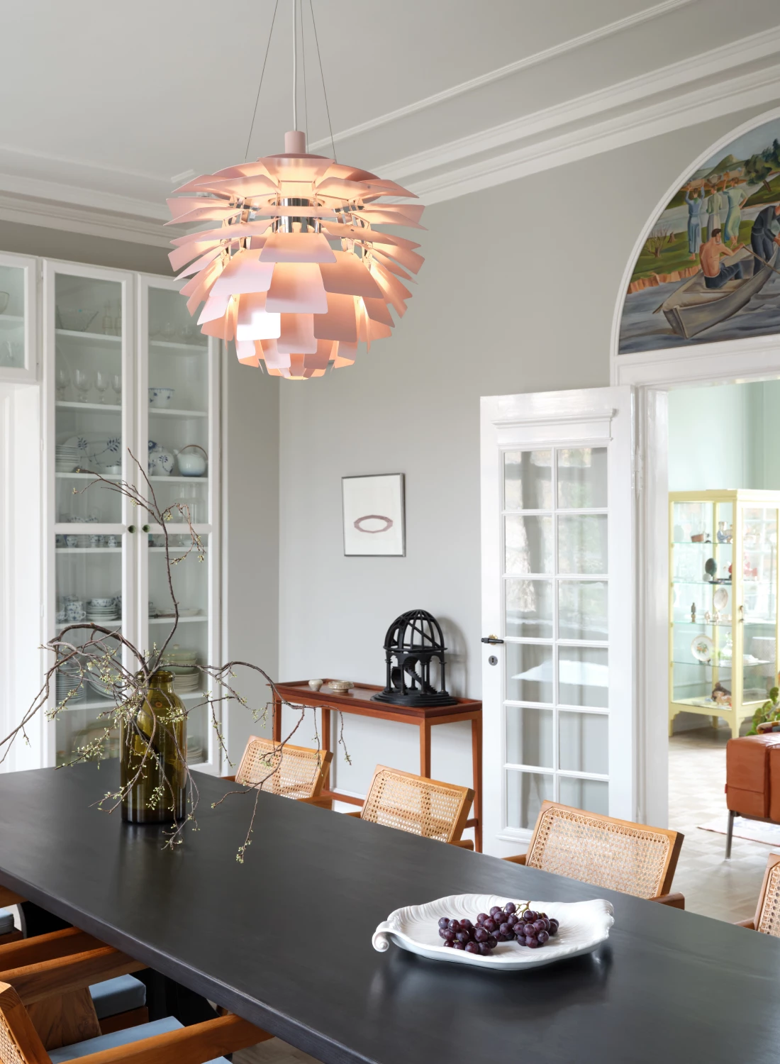 pendant light PH Artichoke Pale Rose Louis Poulsen