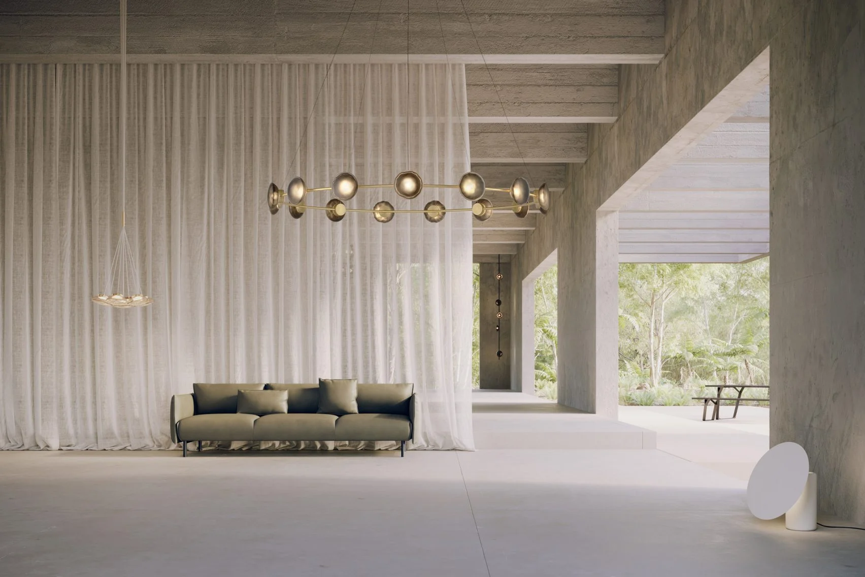 den treo pendant light Ceto Circlet Ross Gardam