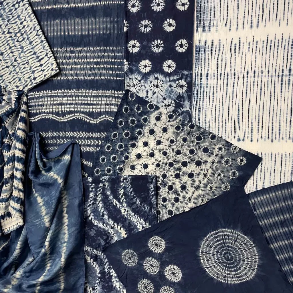 shibori nhuom vai thu cong nhat ban