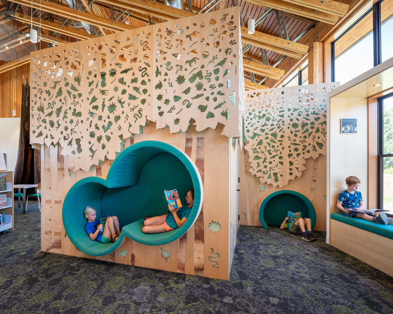 Johnston Architects winthrop thu vien tre em