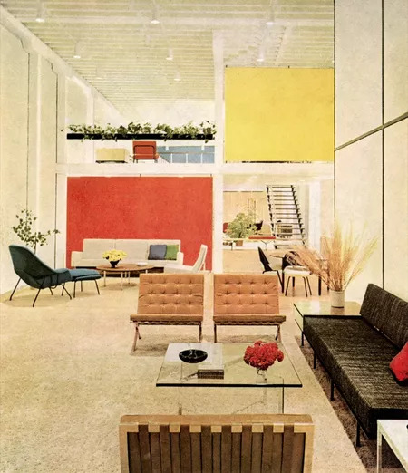 corduroy phong cach Bohemian thap nien 70 Florence Knoll