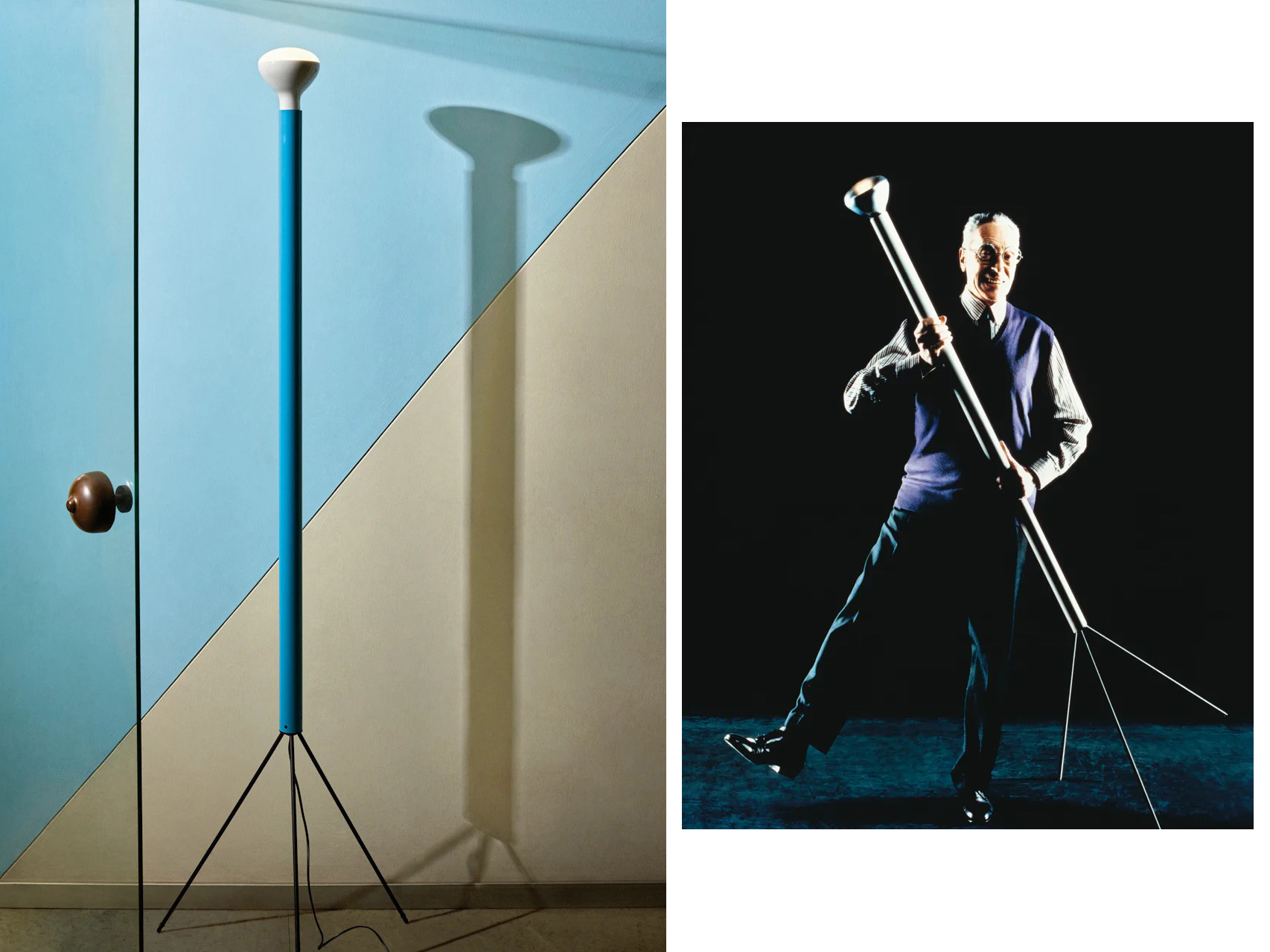 anh sang flos luminator achille pier giacomo castiglioni