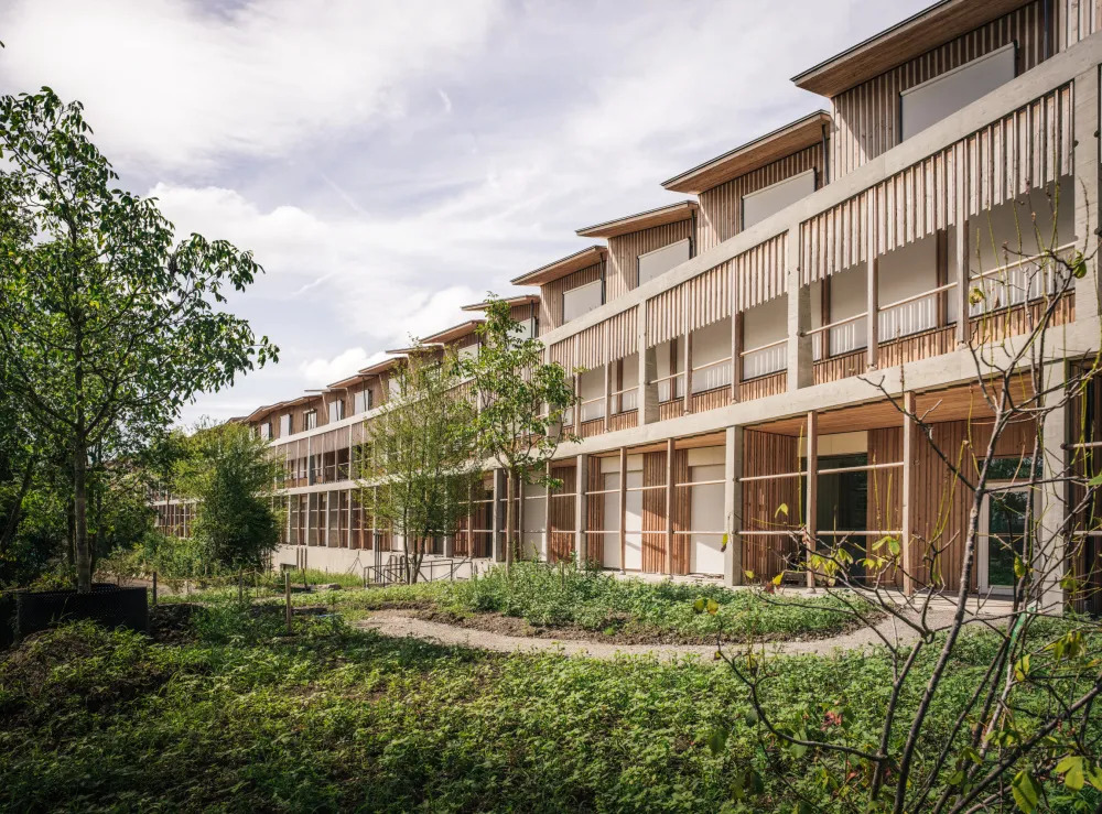 benh vien nhi hospital Zurich thuy si Herzog & de Meuron