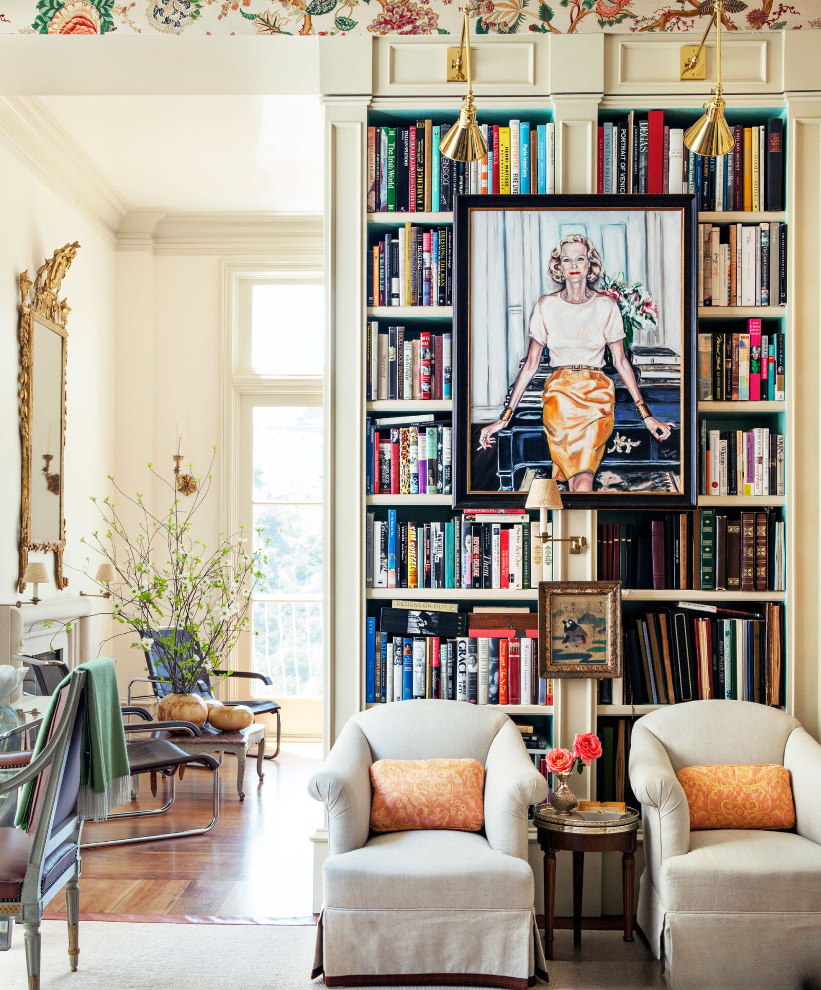 bookshelf meo trang tri