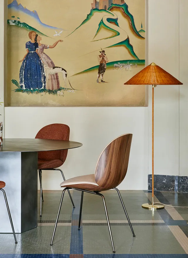 den san floor lamp 9602 Paavo Tynell Gubi