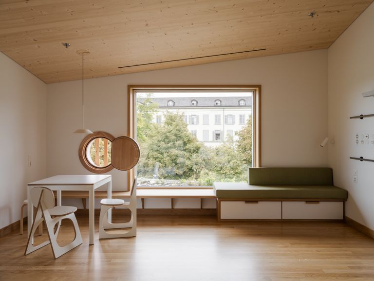 benh vien nhi hospital Zurich thuy si Herzog & de Meuron