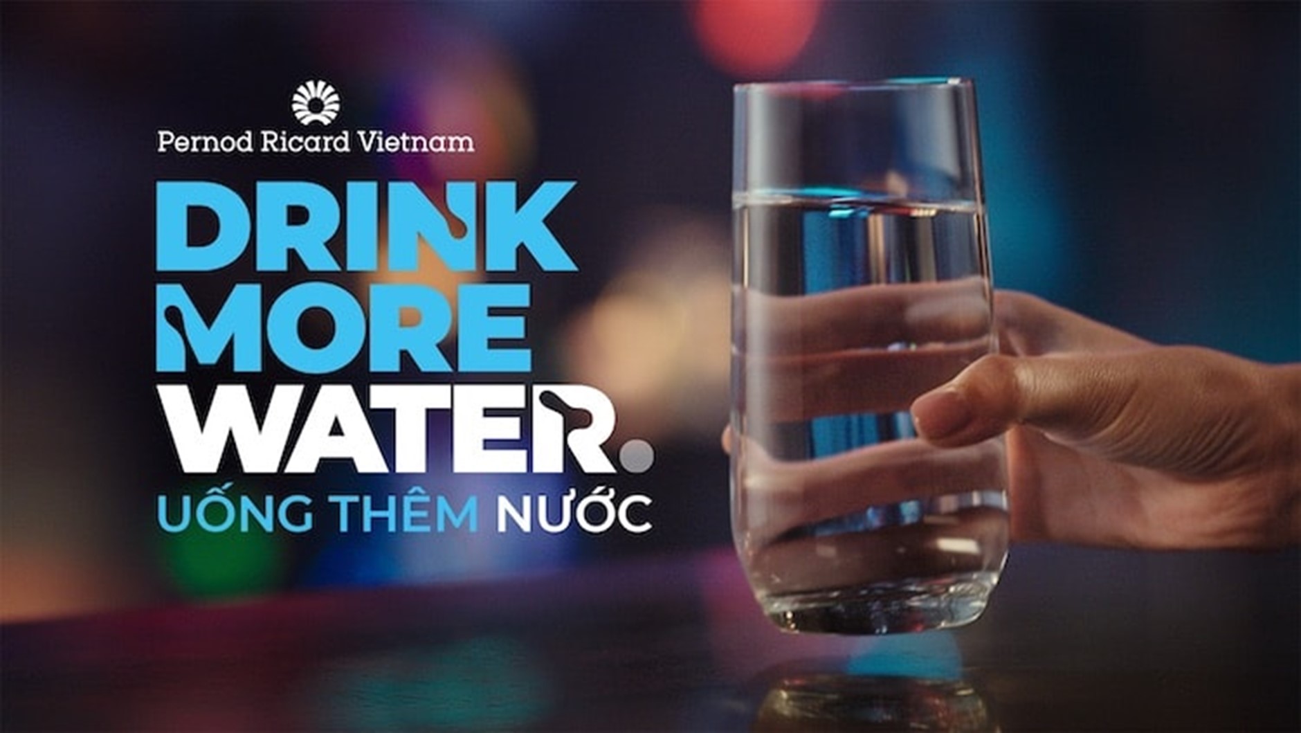 drink more water pernod ricard