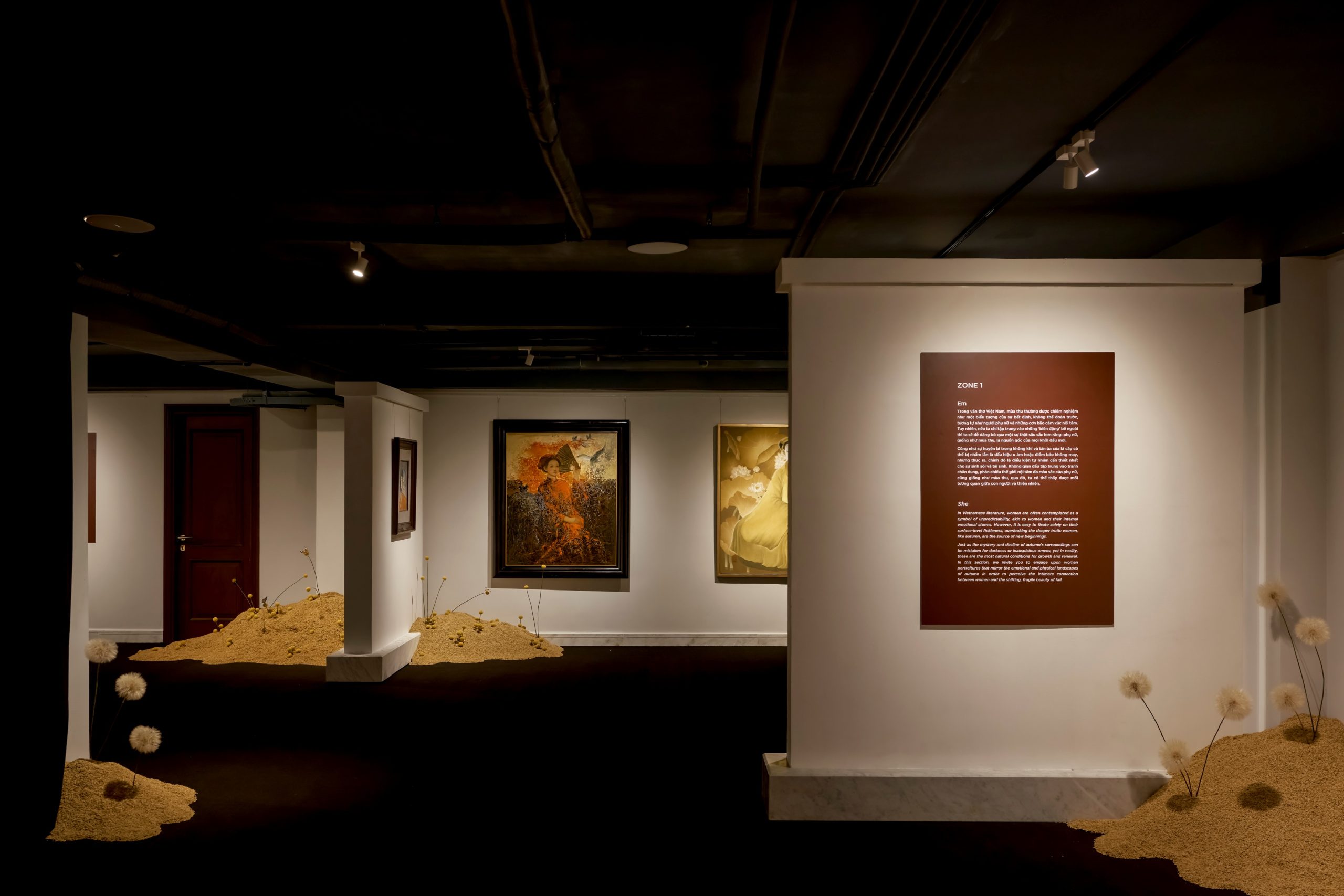 thu nga em nang exhibition vy nguyen quang san art museum 