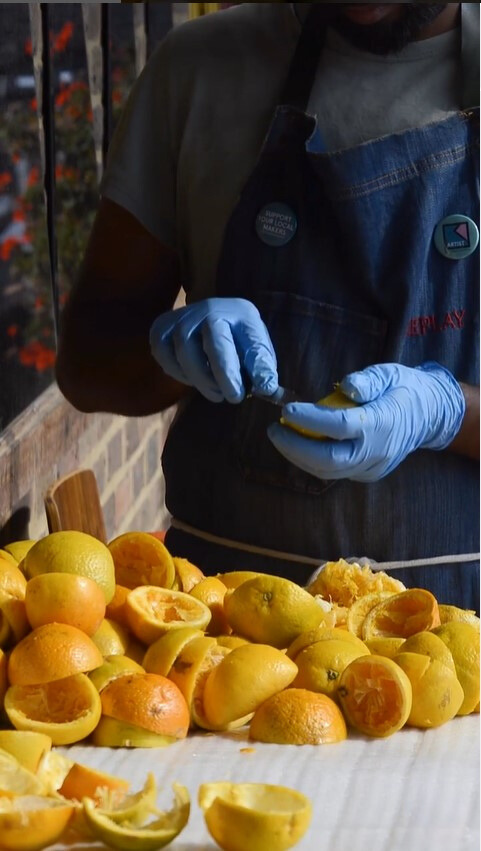 tai che vo cam recycle citrus waste Alkesh Parmar Studio Arp Citrus Sinensis Material Matters