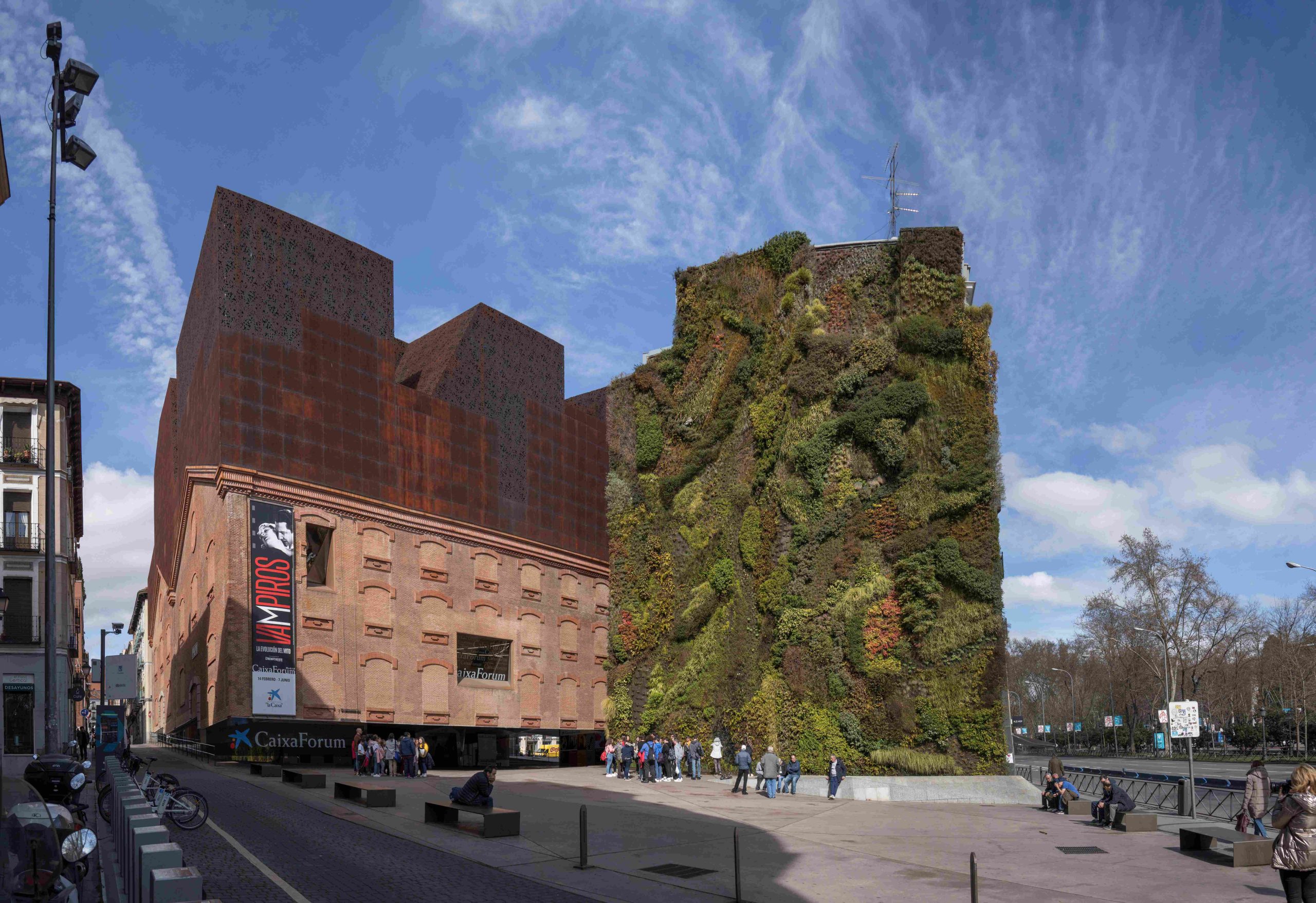 day leo climbing plants ivy helix CaixaForum Madrid